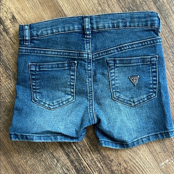 GUESS Dark Blue Jean Shorts - Picture 3 of 5